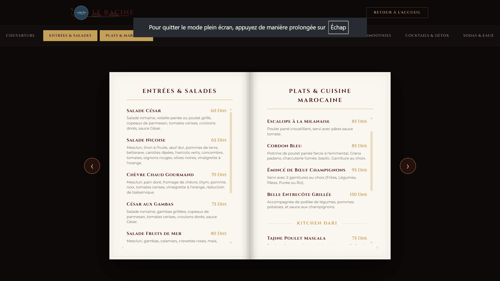LE RACINE screenshot 2